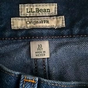 ⚜️ L.L. Bean HIGH WAIST Original Fit Relaxed Jeans  10 Petite